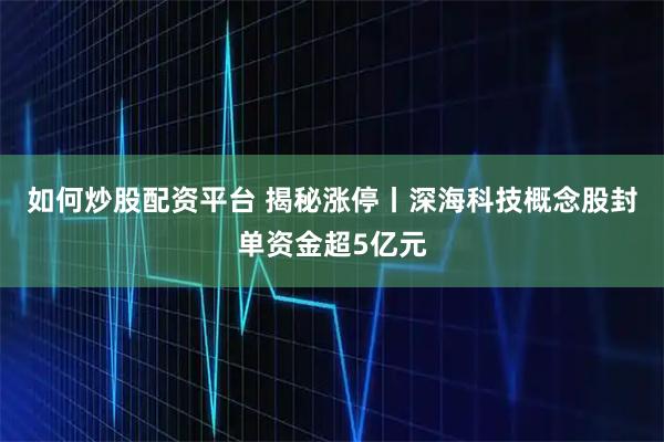 如何炒股配资平台 揭秘涨停丨深海科技概念股封单资金超5亿元